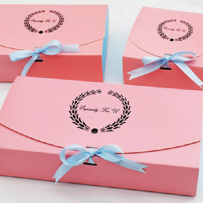 Customized Luxury Cosmetic Boxes with Ribbons Custom Makeup Boxes for Jewelry Box 