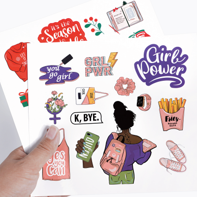 Custom Kiss cut sticker Sheet