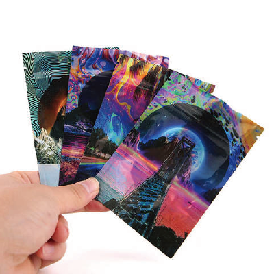 Custom Printed Plastic Foil Capsules Ziplock Bags