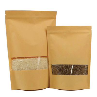 Eco Friendly Pouch Zipper Custom Printed Bag Packing