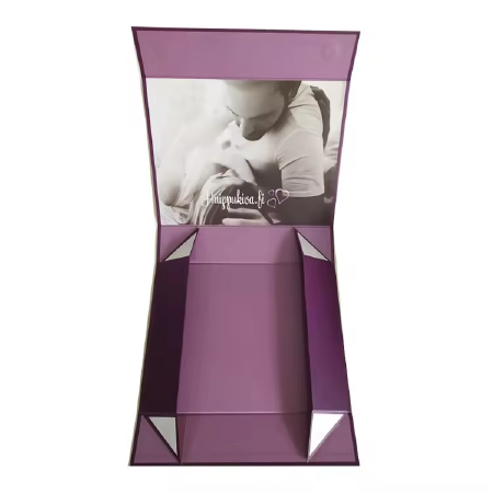 Custom Magnet Magnetic Luxury Packaging Folding Paper Gift Box For Business