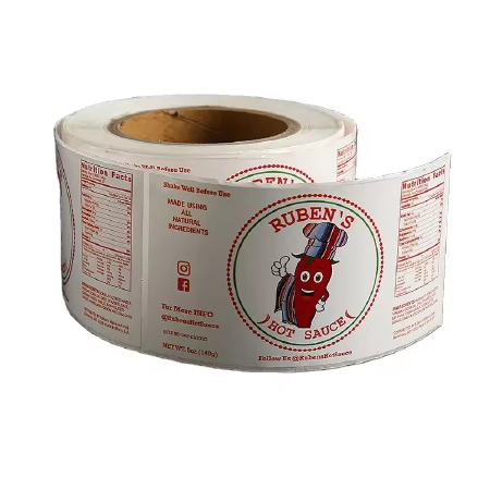 Adhesive Label Sticker Packaging Labels