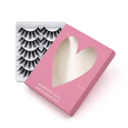 Custom Paper Box with Heart Shape Display Window