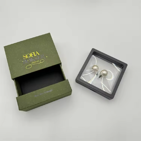 Personalized Custom Drawer Sliding Necklace Earring Bracelet Ring Gift Paper Packaging Jewelry Box