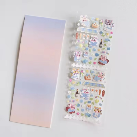 Custom Design Notebook Planner Sticker Sheet Set