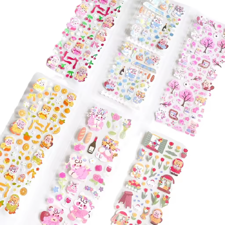 Custom Design Notebook Planner Sticker Sheet Set
