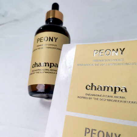  Custom Waterproof Spot Uv Logo Labels Stickers for Cosmetic