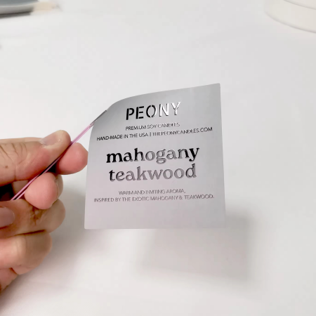  Custom Waterproof Spot Uv Logo Labels Stickers for Cosmetic