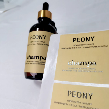  Custom Waterproof Spot Uv Logo Labels Stickers for Cosmetic